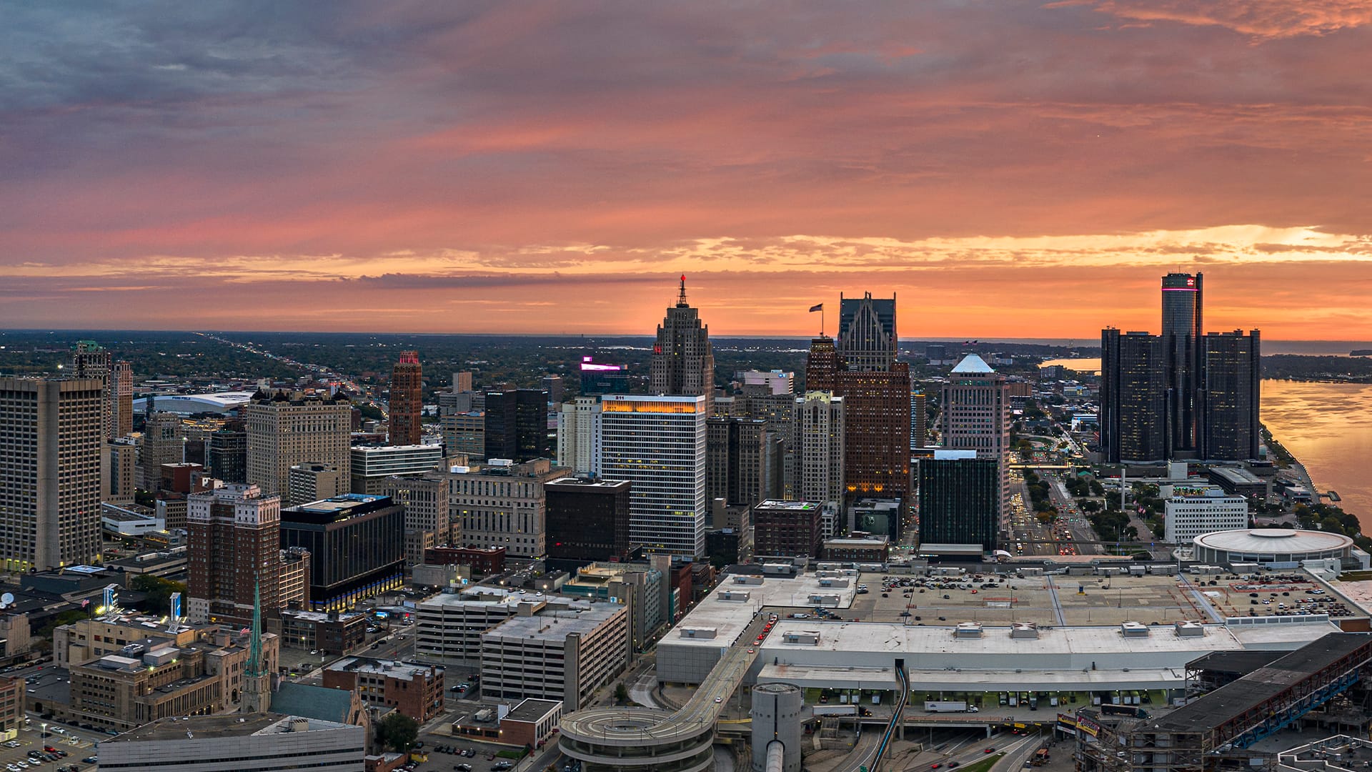 detroit skyline